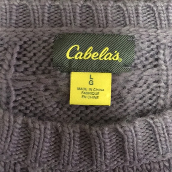 Cabela’s Purple knitted sweater - Picture 3 of 4